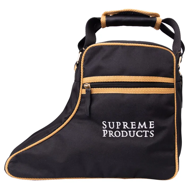 Supreme Products Pro Groom Jodhpur Boot Bag - Black/Gold